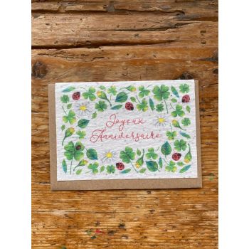 Carte ensemencée à planter - Joyeux anniversaire 