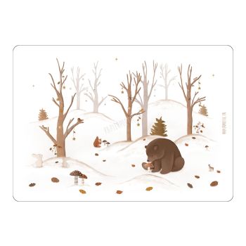 Carte - Forêt d'hiver