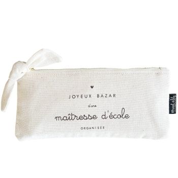 Trousse Maîtresse d'école - écru