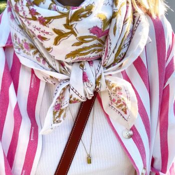 Foulard adulte - Dheli Cerisier - SO FAMILY