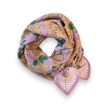 Big Foulard Latika Bloom Lavande