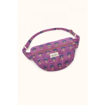 Grand sac banane Keli - Florets Fuchsia