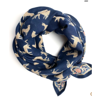 Big Foulard Latika "Bengale" Minuit  - APACHES