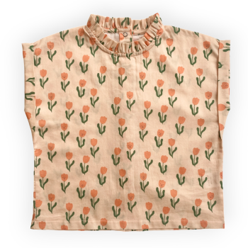 Blouse Kala APACHES fille Tulipe Poudré