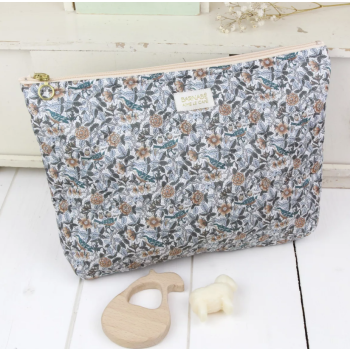 Trousse de toilette matelassée Liberty - Bérénice