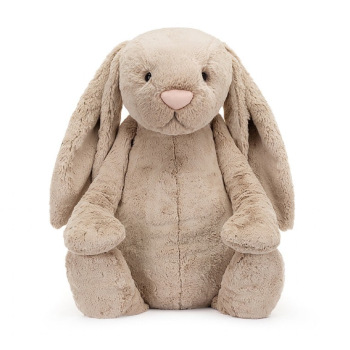 Peluche lapin Jellycat beige Bashful Beige Bunny - very big