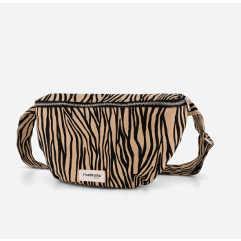 Sac Banane Custine XL en coton recyclé - Zèbre