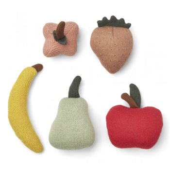 Fruits en coton bio Lisa Liewood -set de 5