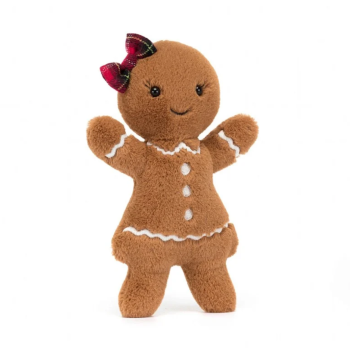 Peluche Jellycat Pain d'épice demoiselle - Jolly Gingerbread Ruby Large