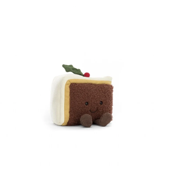 Peluche Jellycat Amuseable Slice of Christmas Cake