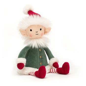 Peluche Jellycat elfe - Leffy Elf