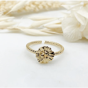 Bague ajustable fleur NOLA