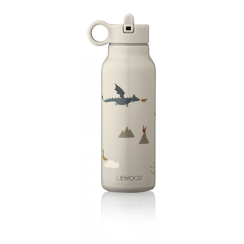 Gourde isotherme Falk 350 ml Dragon - LIEWOOD (little dragon/dark sandy)