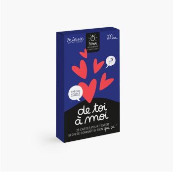 Jeu de carte - De toi à moi MINUS