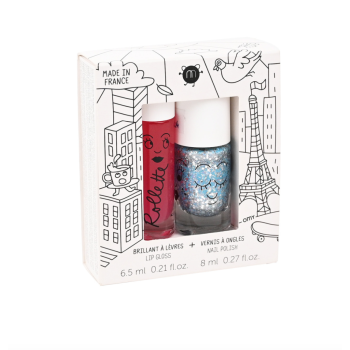Coffret Maquillage Enfant - Magique - Vernis et Brillant à lèvres
