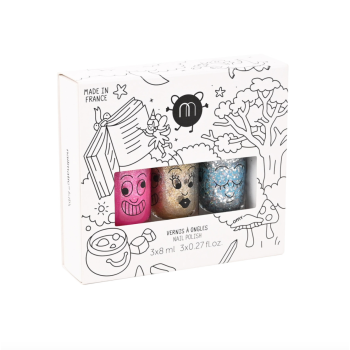 Coffret enfant 3 vernis à ongles à l'eau - Féérique NAILMATIC