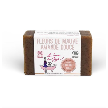 Savon fleurs de mauve - amande douce pour la toilette intime 100g
