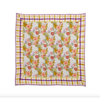 Foulard imprimé Indien - Magic Garden Violine