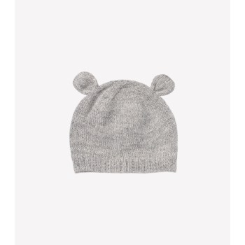 Bonnet bébé tricoté ourson 0/6 mois