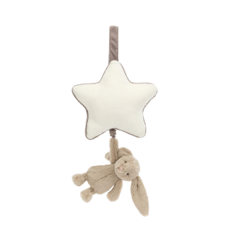 Coussin Musical Bashful Beige Bunny 