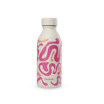 Bouteille isotherme Icon Waves Sable 500 ml QWETCH