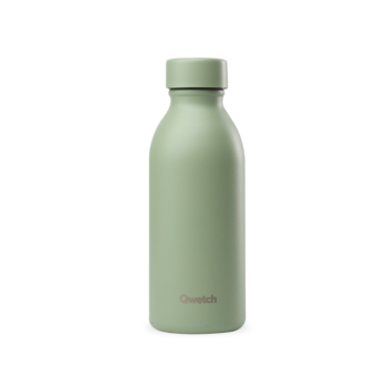 Bouteille isotherme Icon Vert Tilleul 500 ml QWETCH