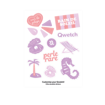 Planche de stickers Bain de Soleil Qwetch