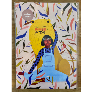Affiche LION - MAISON PATATE