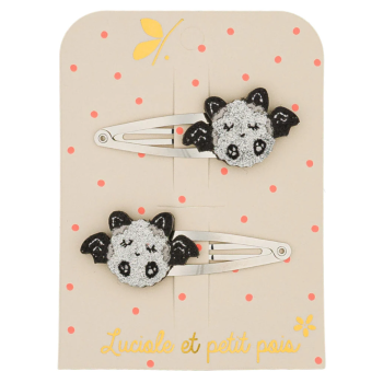 Barrettes chauves souris (paire)