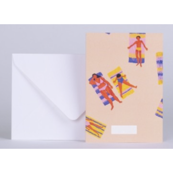 carte double à message "Capri" + enveloppe