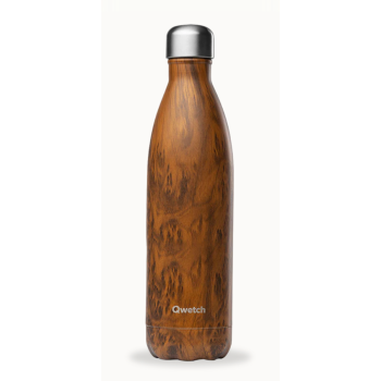 Bouteille isotherme 1L Wood - QWETCH