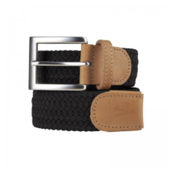 Ceinture tressée noire - taille 1 - VERTICAL