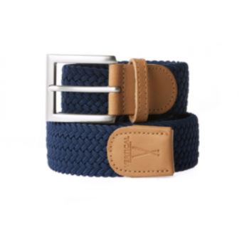 Ceinture tressée bleu outremer - taille 1 - VERTICAL
