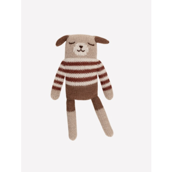 Doudou Puppy sienna stripped sweater