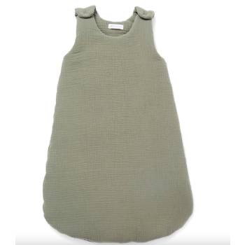 Gigoteuse gaze de coton vert sauge TOG 2 6/24 mois