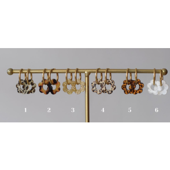 Boucles d'oreilles Flore - Atelier MARPO