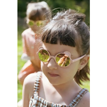 Lunettes de soleil enfant Ourson Rose pêche - 2/4 ans - KI ET LA