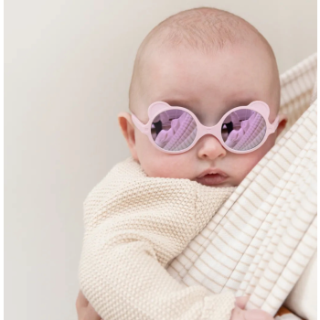 Lunettes de soleil bébé Ourson Rose pâle - 0/1 an - KI ET LA