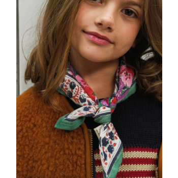 Small foulard Indore Vert SO FAMILY