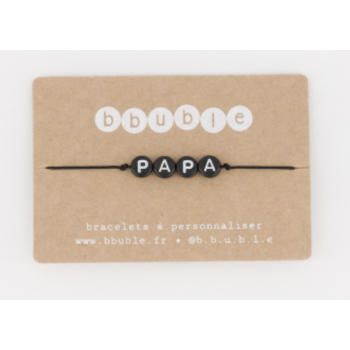 Bracelet Homme "Papa" - Bbuble