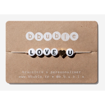 Bracelet Femme iconique "love♡u" - BBbuble