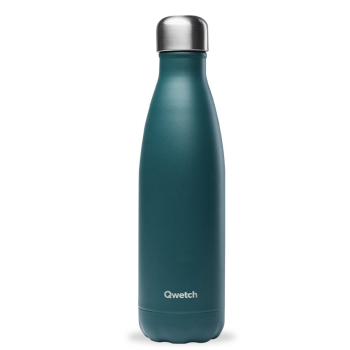 Bouteille isotherme Matt vert émeraude 500 ml QWETCH