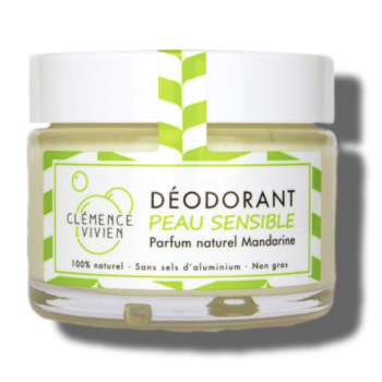 Déodorant naturel Peau sensible Mandarine CLEMENCE&VIVIEN