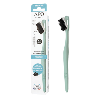 Brosse à dents rechargeable Medium (1 manche + 2 têtes)