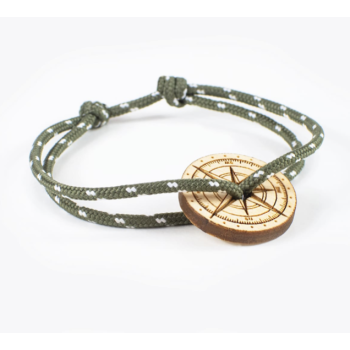 Bracelet bois - Le Feuillu / Le Vent à la Française