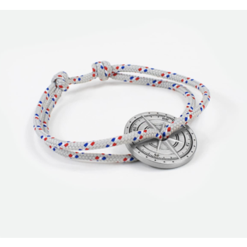 Bracelet argent vieilli - Le Cocorico / Le Vent à la Française