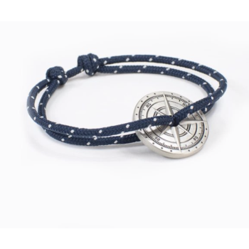 Bracelet argent vieilli - Le Marin / Le Vent à la Française