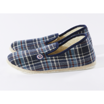 Charentaises tartan horizon - LE SLIP FRANCAIS