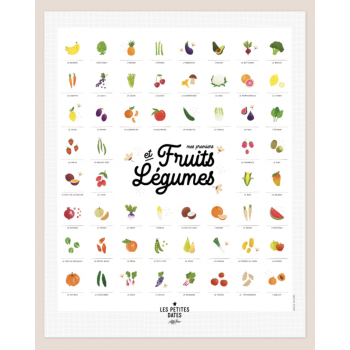 Affiche "mes premiers Fruits et Légumes"
