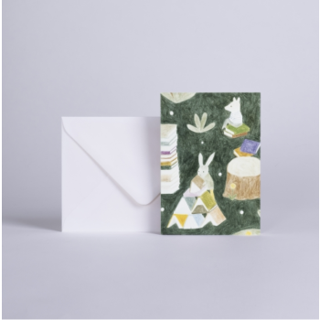 Carte à message "Cabane"